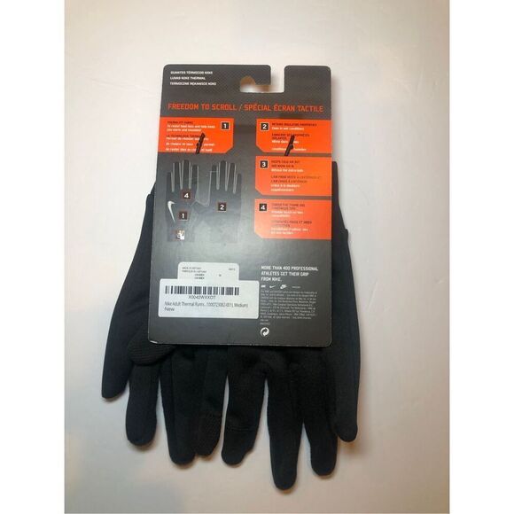 Nike Thermal Gloves Size Medium - Picture 3 of 4